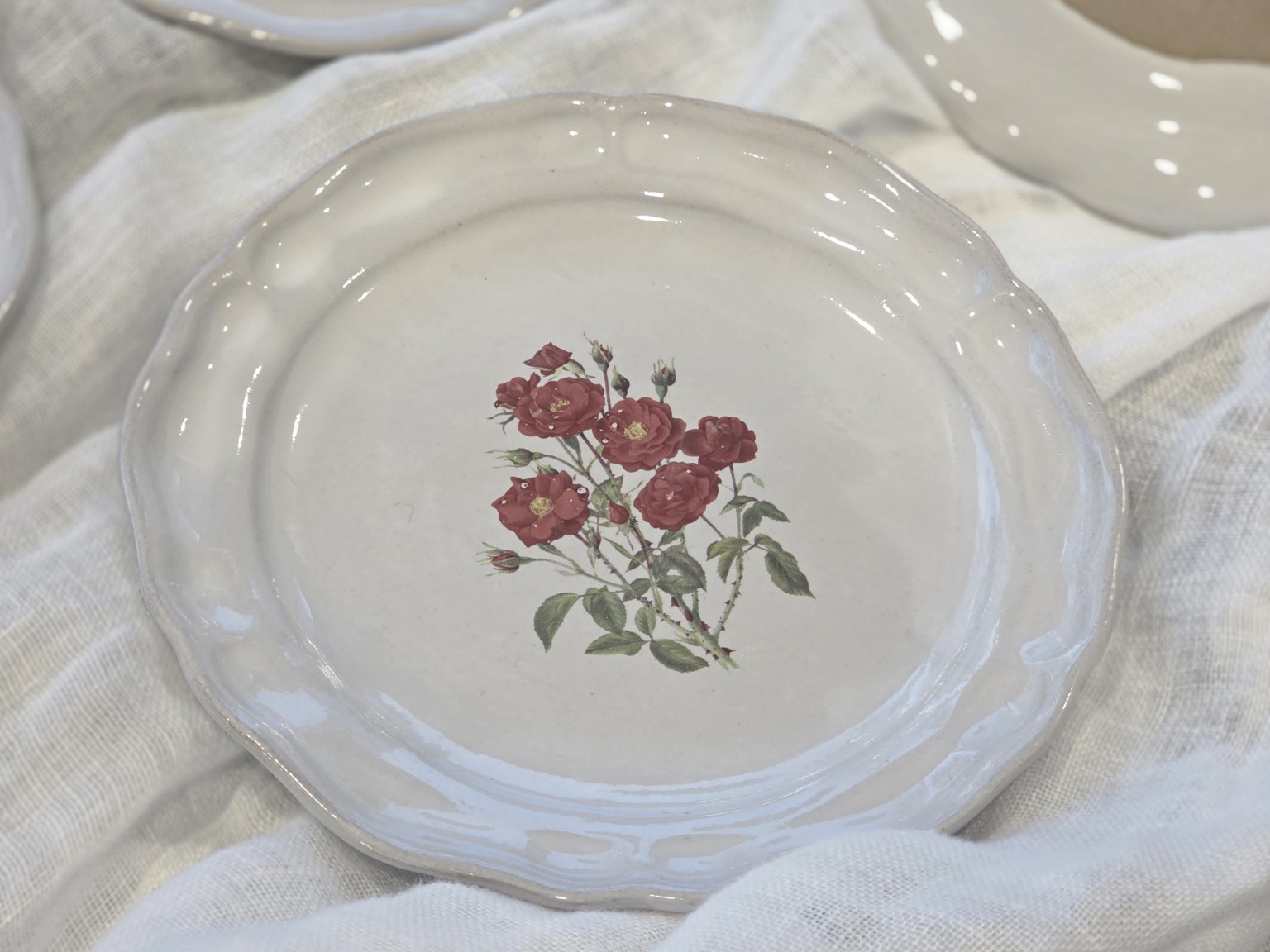 15cm 그림 접시 실제 제품 · 5